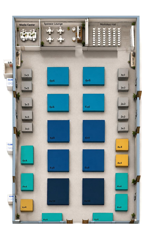 Exhibition floor plan